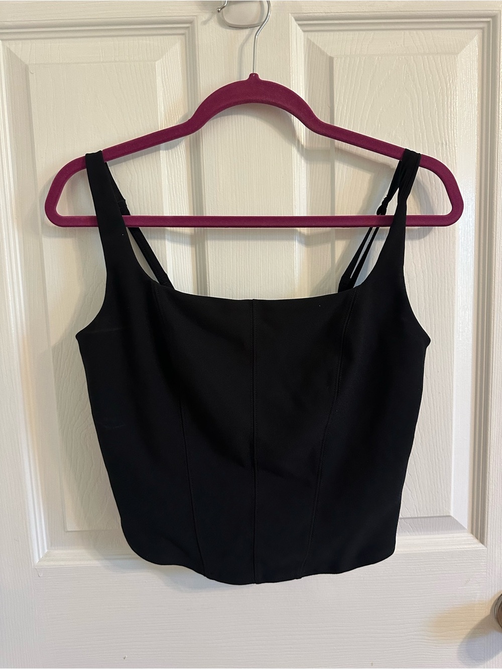 Abercrombie & Fitch Black Square-Neck Camisole